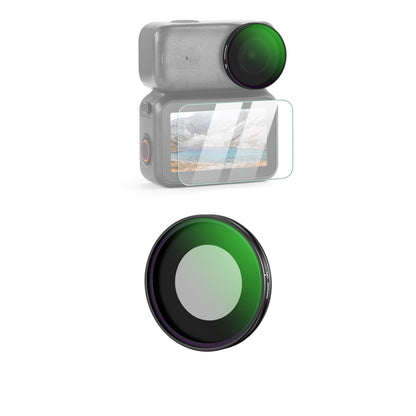 NEEWER CPL Filtro Compatible con dji Osmo Nano, Filtro Polarizador Circular Ajustable Rosca Objetivo de Action CAM, Accesorios de Vidrio Óptico Multicapa con Protector de Pantalla de Vidrio Templado