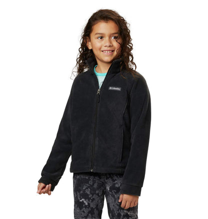Columbia Benton Springs forro polar para niña - Negro - 12-18 Meses