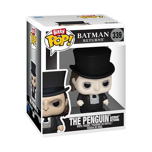 Funko Bitty Pop! Batman 85th Anniversary: Mini Collectible Toys 4-Pack - Mr. Freeze™ - Batman™ & Robin, Batman™ - 1997, The Penguin™ - Batman™ Returns, & Mystery Chase Figure (Styles May Vary)