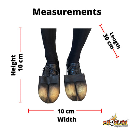 Hooves Cover Feet, Accesorio de Pies de Caballo, Complemento para Zapatos de Pezuñas Ideal para Halloween y Fiestas de Disfraces