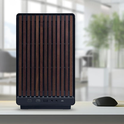 Lian Li A3-mATX-WD-26.3L chasis de Factor de Forma Micro, sin Ventiladores incluidos, Compatible con diseño AIO de modularidad de 360 mm, para M-ATX, ITX Placa Base Dan Cases Collaboration-Panel