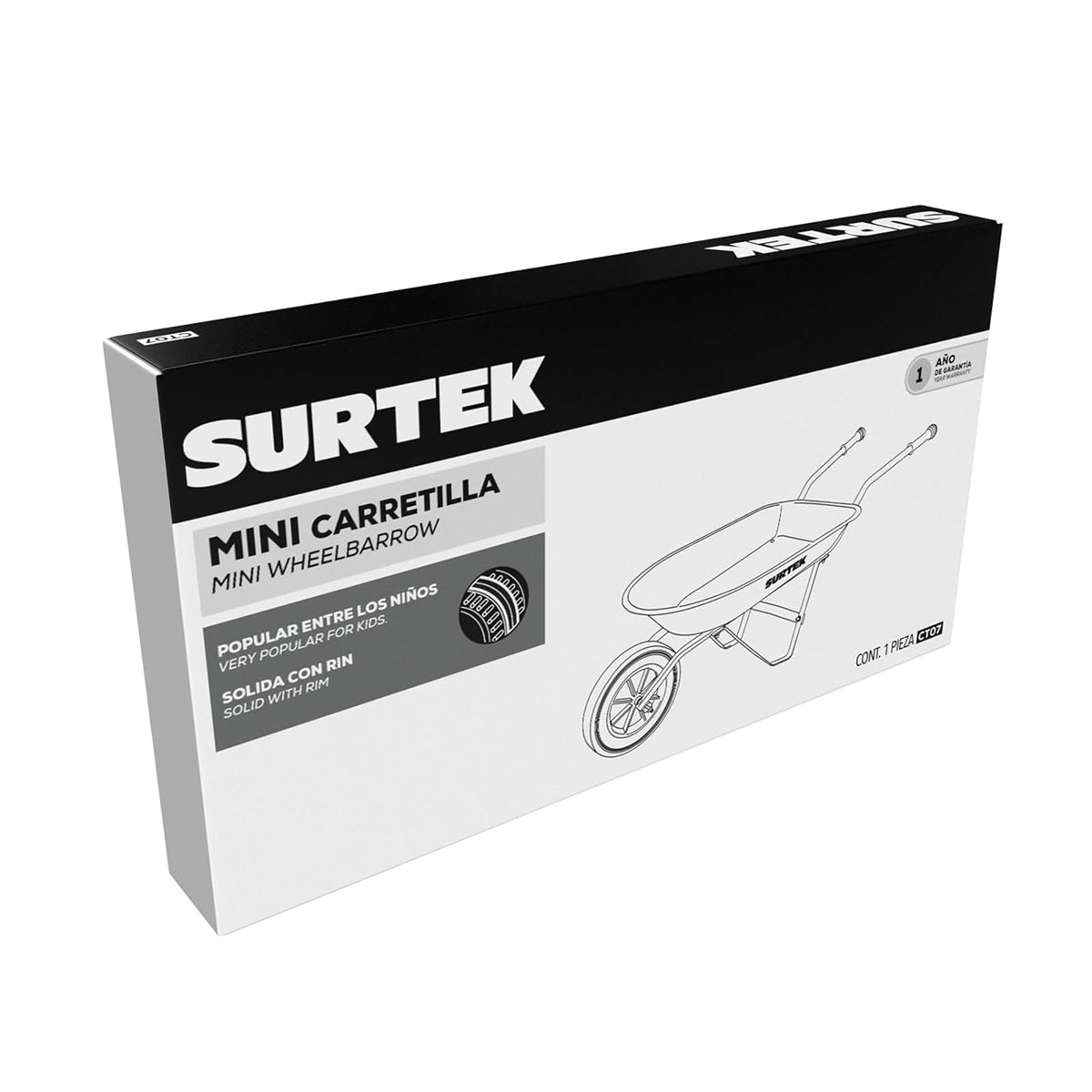 Surtek CT07 Mini carretilla para niños 28Lt