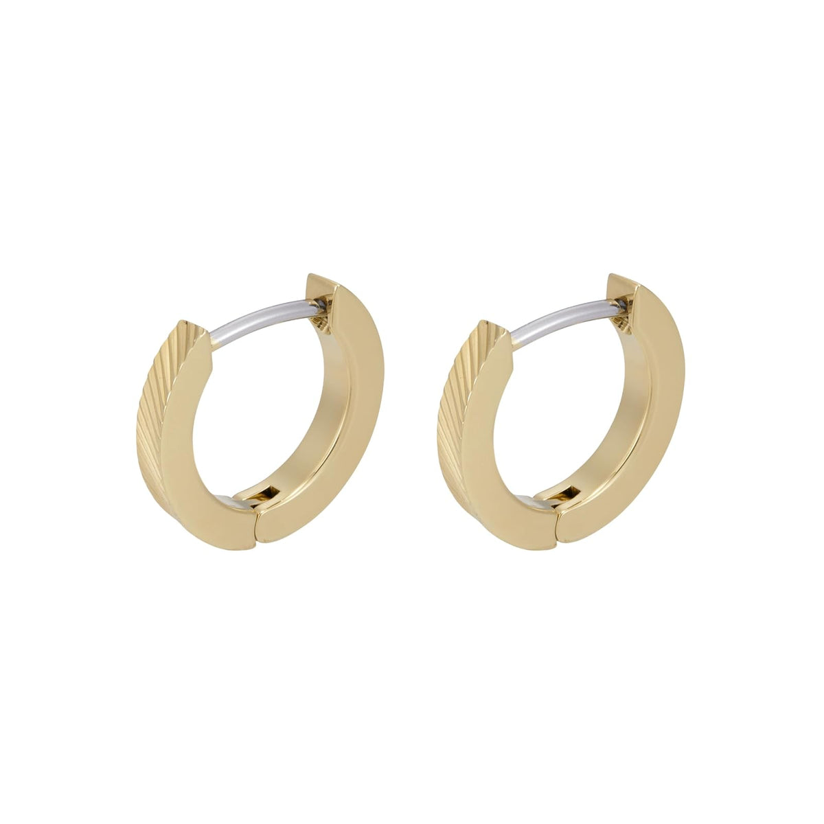 Fossil - arete colgantes de acero inoxidable para mujer - Dorado - Oro (MU119344)