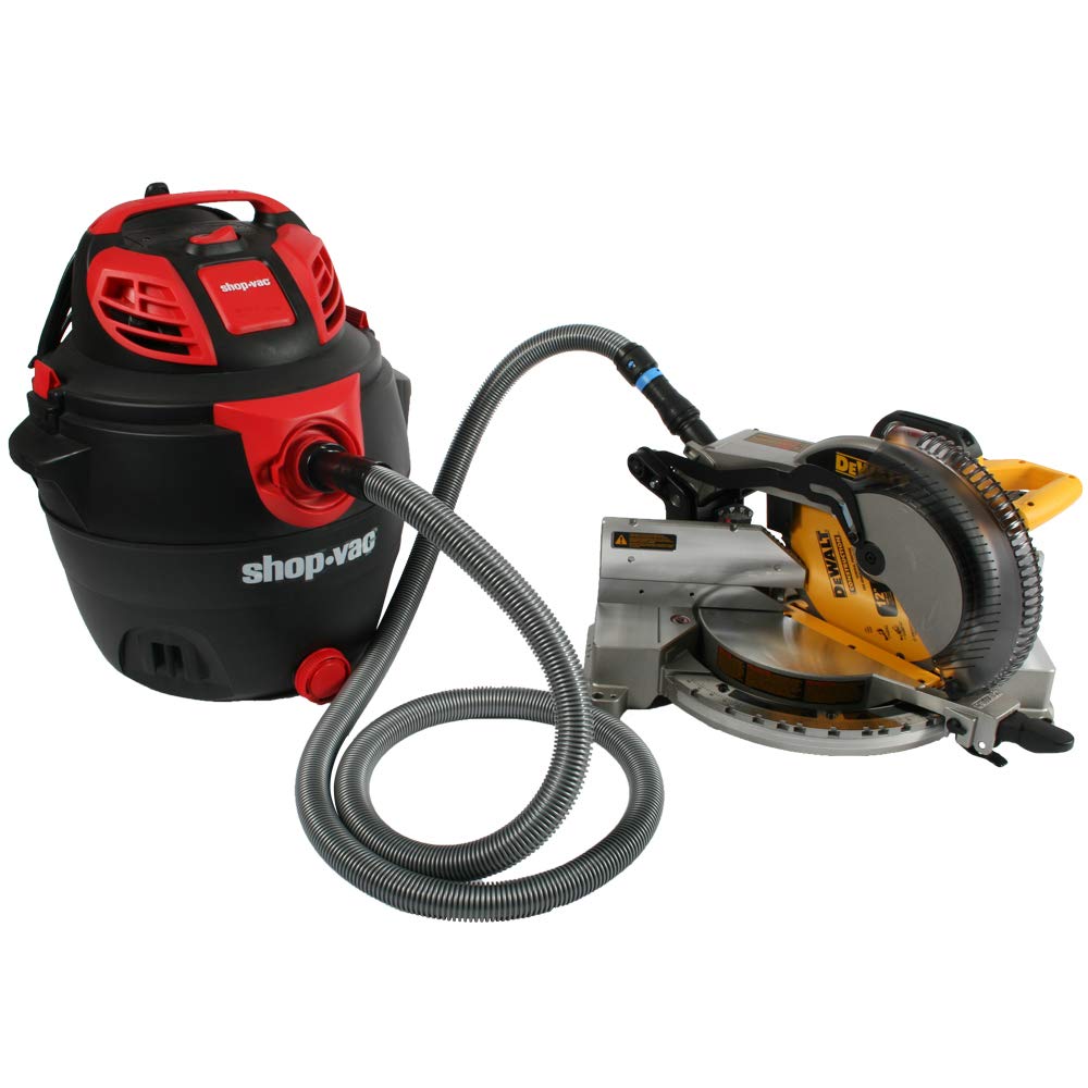 Cen-Tec Systems 94720 Quick Click 20 Ft. Manguera para aspiradoras de hogar y Tienda con Adaptador de Herramientas eléctricas multimarca expandido para Recogida de Polvo