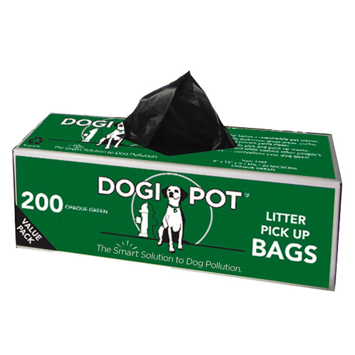 DOGIPOT 1402-10 - Caja de 10 rollos, rollos de bolsa de recogida de arena, 200 bolsas por rollo, paquete de 10