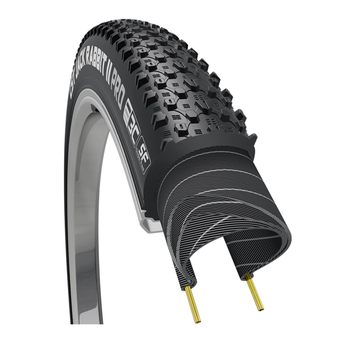 Llanta CST 29X2.25 (56-622) MTB Jack Rabbit II Negra 120TPI Doblable EPS C1747N