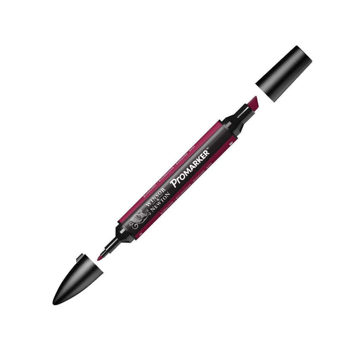 Winsor & Newton Promarker Marcador, Rojo (Burgundy 075), 1 Unidad