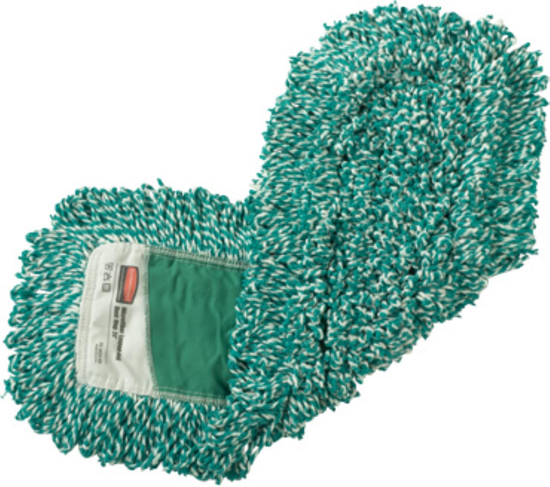 Rubbermaid Commercial FGJ85900GR00 - Trapeador para polvo (mezcla de microfibra, 182.88 cm), color verde, Verde, 60.96 cm