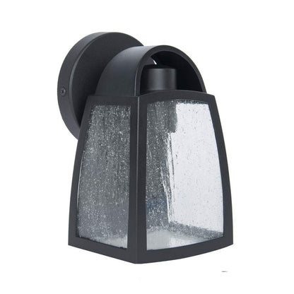 Tecnolite Farol LED Exterior, Lámpara de Pared LED, Base E27, IP 44, 100 - 240 Volts, Color Negro