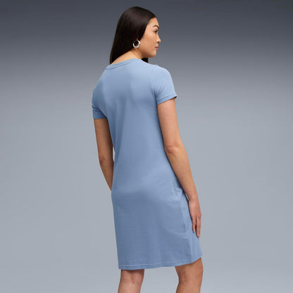 PUMA Essentials Small Logo Slim Fit T-Shirt Dress Vestido Informal Mujer