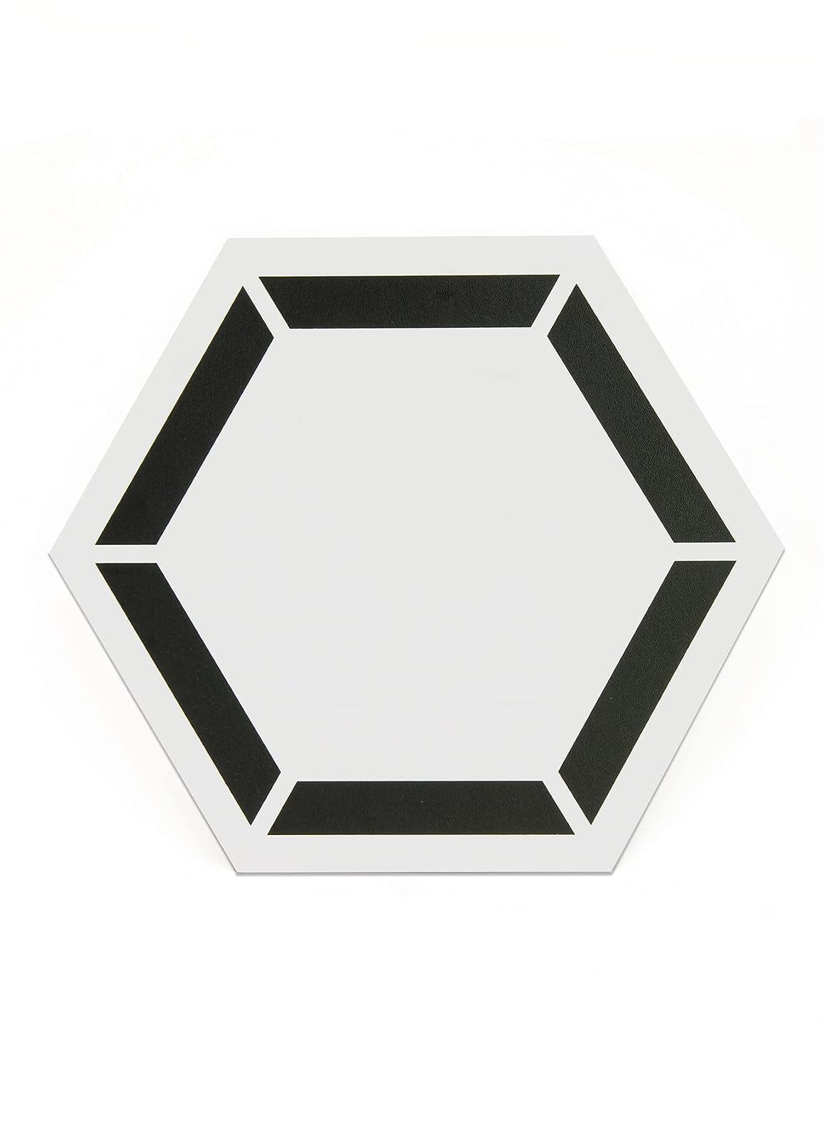 FloorPops Coltrane - Azulejos de vinilo hexagonal de 9 x 10.4 pulgadas (10 azulejos), (4.5 pies cuadrados/caja), color blanco roto