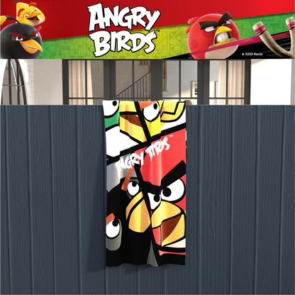Franco Collectibles Angry Birds - Toalla de baño de algodón súper Suave, 60 x 30 Pulgadas, (Producto 100% con Licencia Oficial)