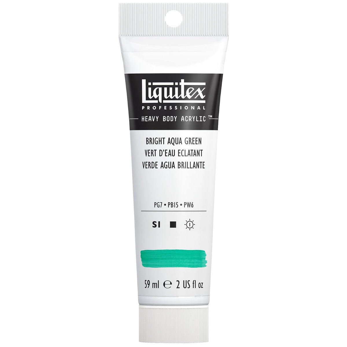 Liquitex Heavy Body pintura acrílica Brilliant Purple 59 ml - Verde (Bright Aqua Green 660)