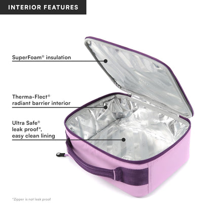 Titan Fridge - Fiambrera fría con 2 paredes de hielo de 350 g, lavanda