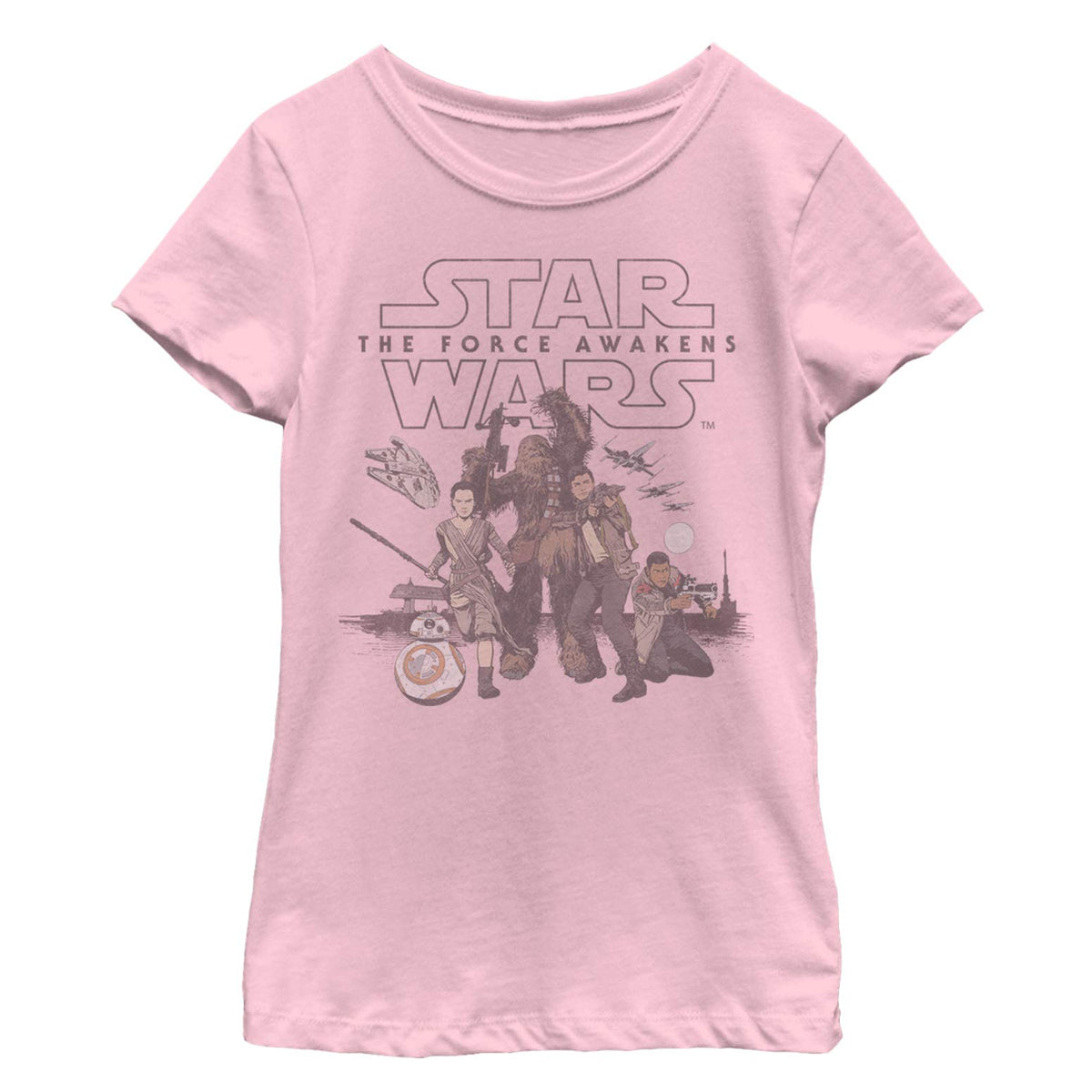 Star Wars Retro Force CamisetaNiñas
