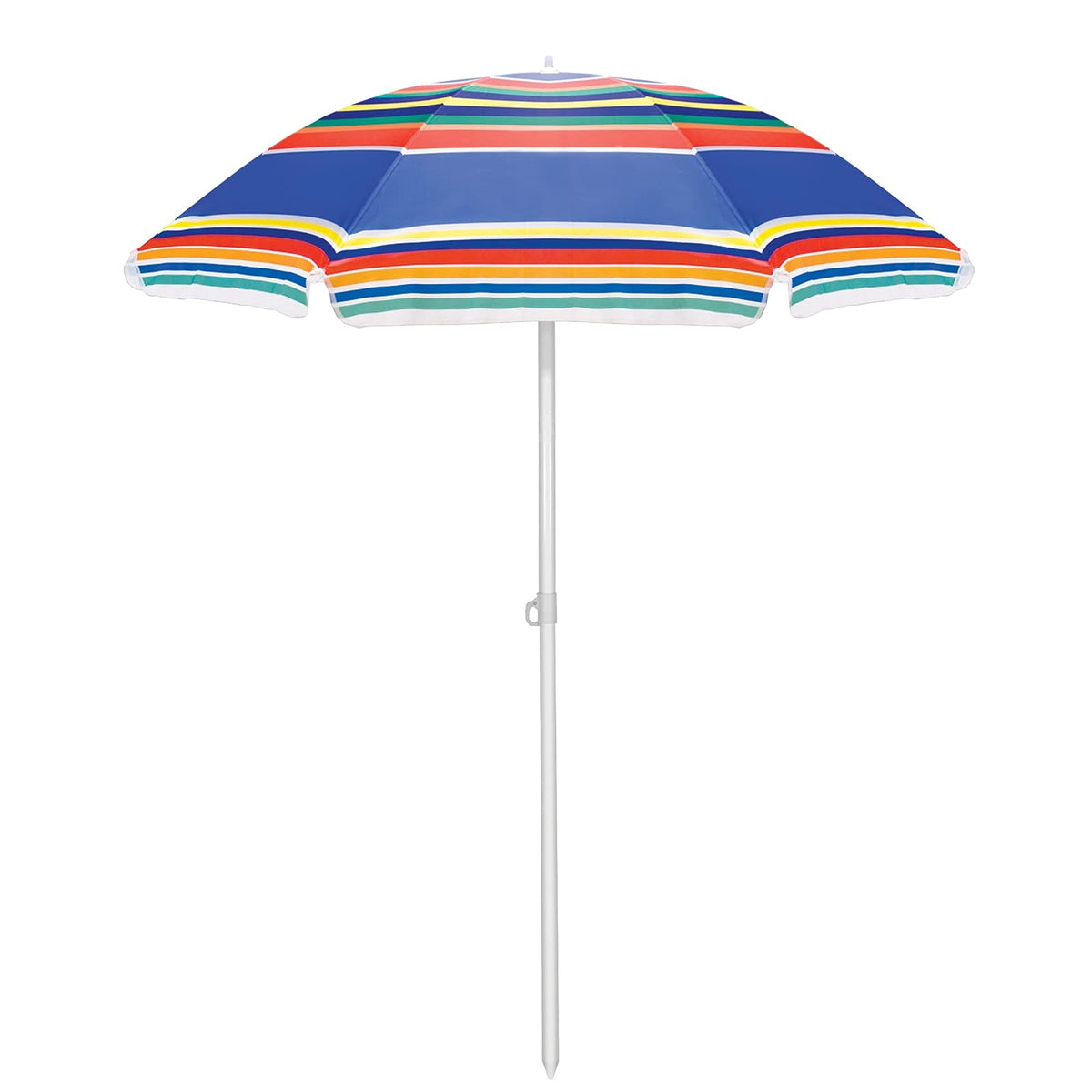 ONIVA - a Picnic Time Brand Sombrilla para exteriores, rayas multicolor