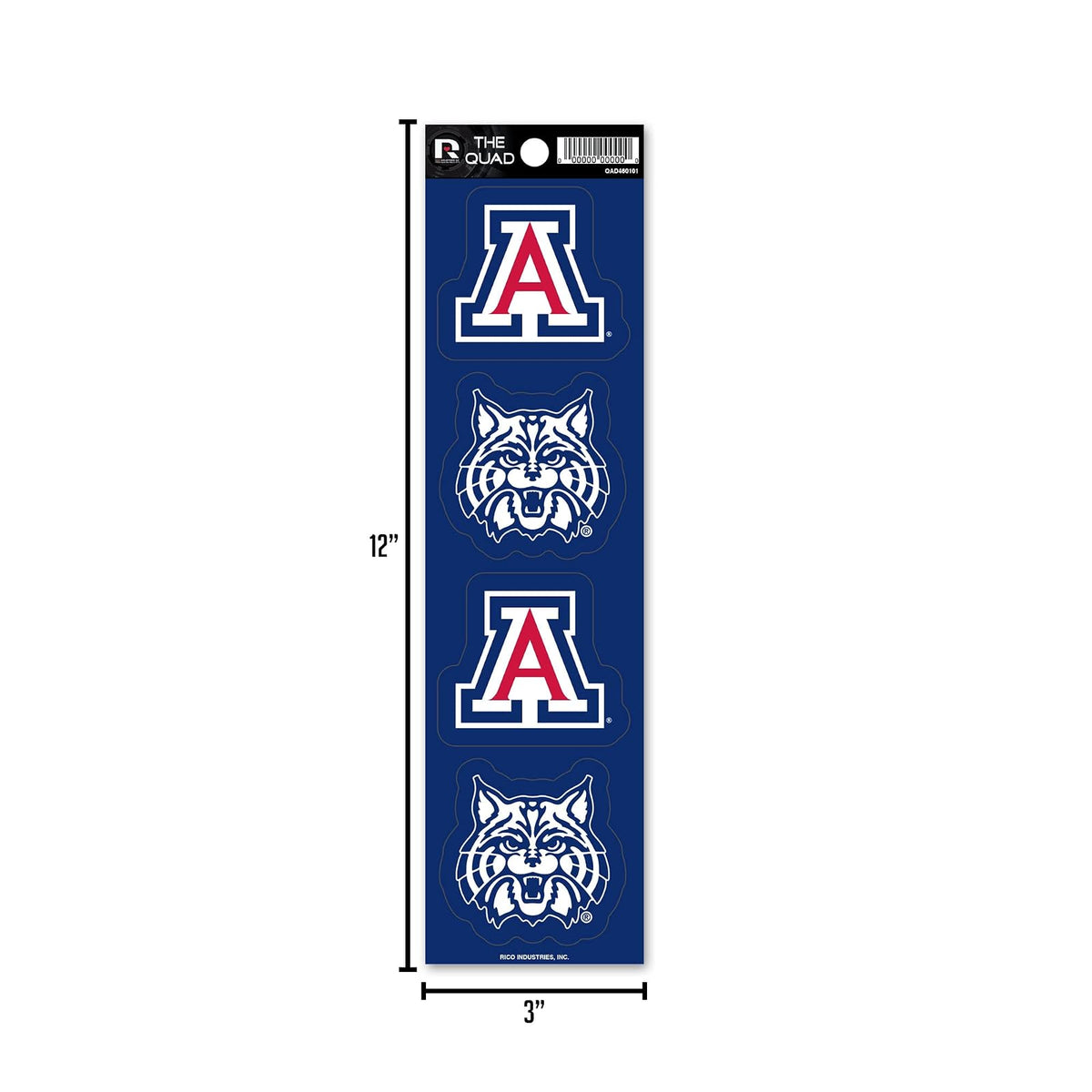 NFL Quad Decal, Negro
