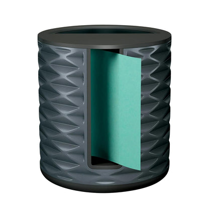 Post-it Dispensador Vertical de Notas Adhesivas Pop Up, Color Negro, Incluye 1 pad de notas Post-it Pop Up Amarillas