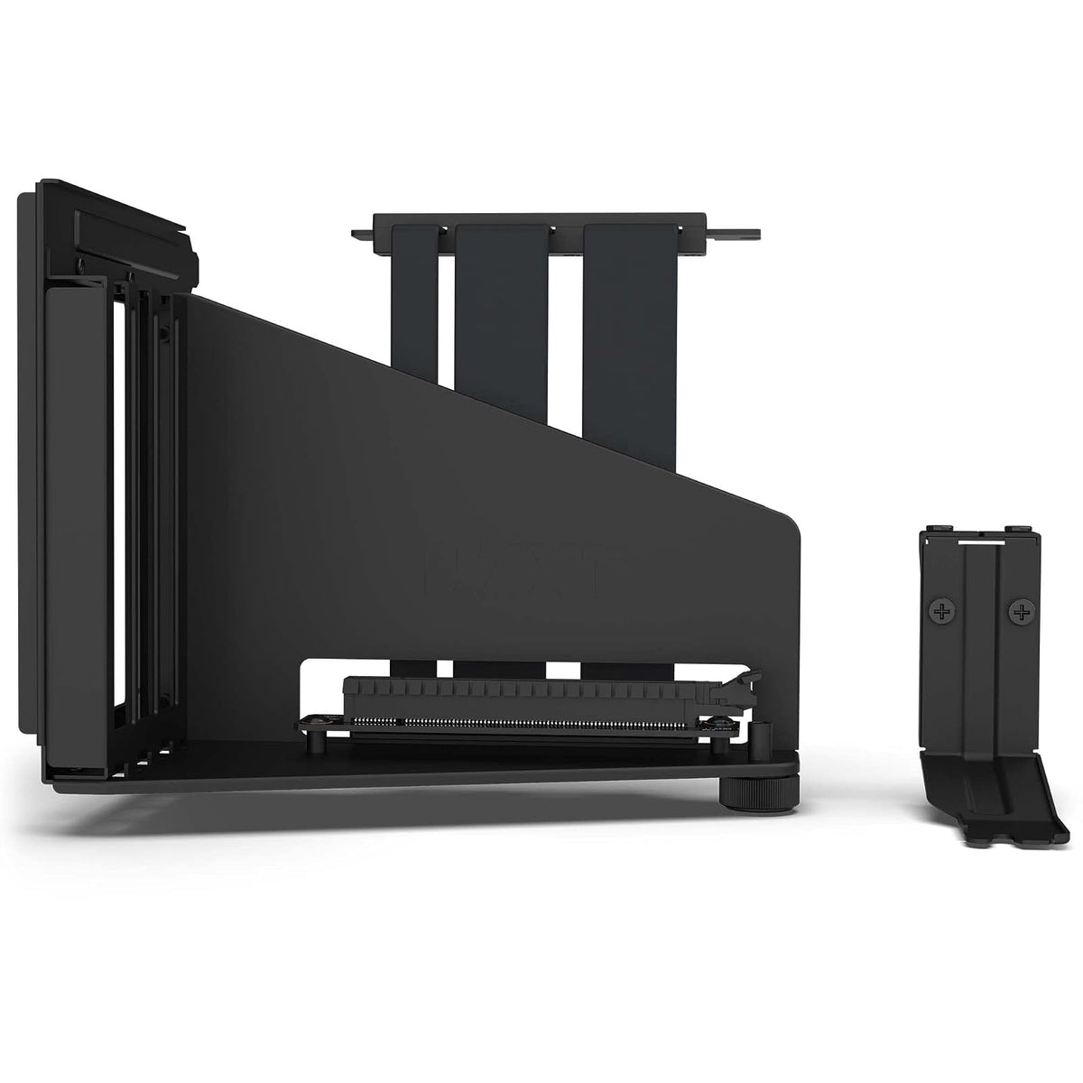 NZXT Kit de Montaje Vertical de GPU, AB-RH175-B1-175 mm, Cable Elevador PCIe 4.0x16, Soporte de GPU, Soporte de Acero Resistente, Color Negro