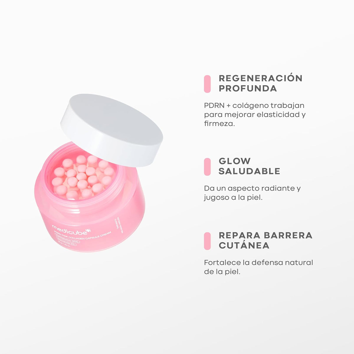 PDRN Pink Collagen Capsule Cream by Medicube for Women - 1.94 oz Cream