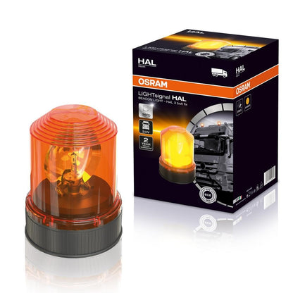 OSRAM Luz de Advertencia Giratoria Ámbar, Halógena y LED, RBL101 - halógeno