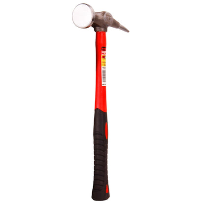 Mikel's MLPL-11 Martillo para Laminero Desabollador Punta Larga, Mango de Fibra de Vidrio, 11 Oz