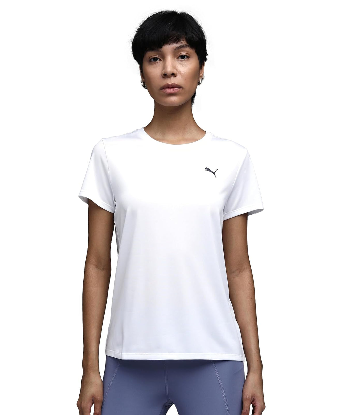 PUMA TAD Essential Playera Crew para Mujer - 3XL - Blanco