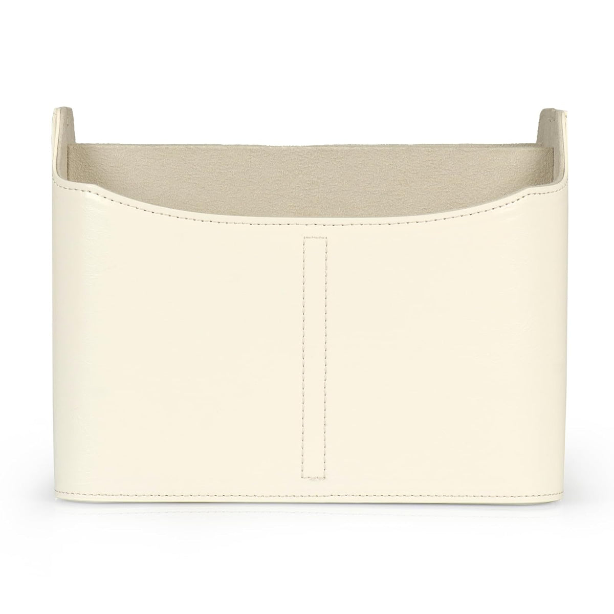 Londo Organizer per Telecomandi, Contenitore con Tasca per Tablet (Bianca)
