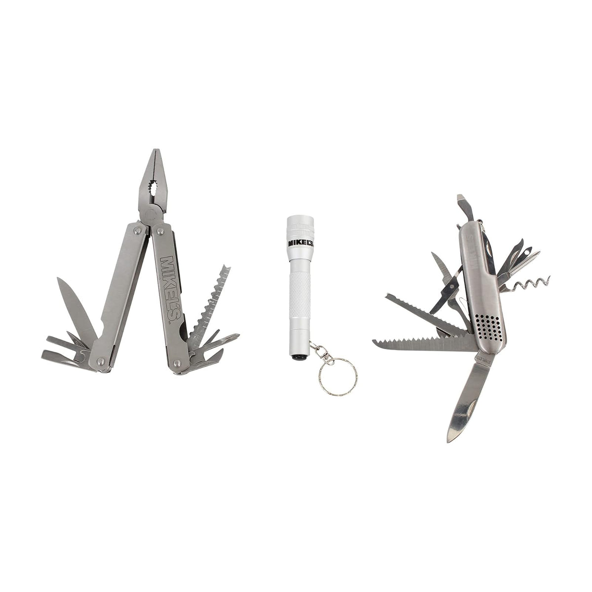 Multiherramientas kit multiusos navaja con lámpara 3 en 1