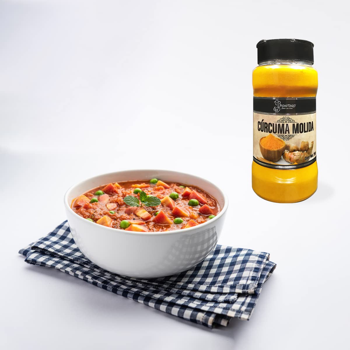 Pontino Cúrcuma molida, 280 g