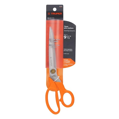 Truper TICO-9, Tijera para costura 9-1/2", acero inoxidable