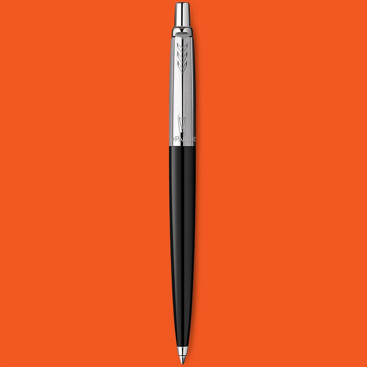 Parker Jotter Originals Bolígrafo de gel | 90s Retro acabado negro | Punta media (0,7 mm) | Tinta negra | 1 unidades