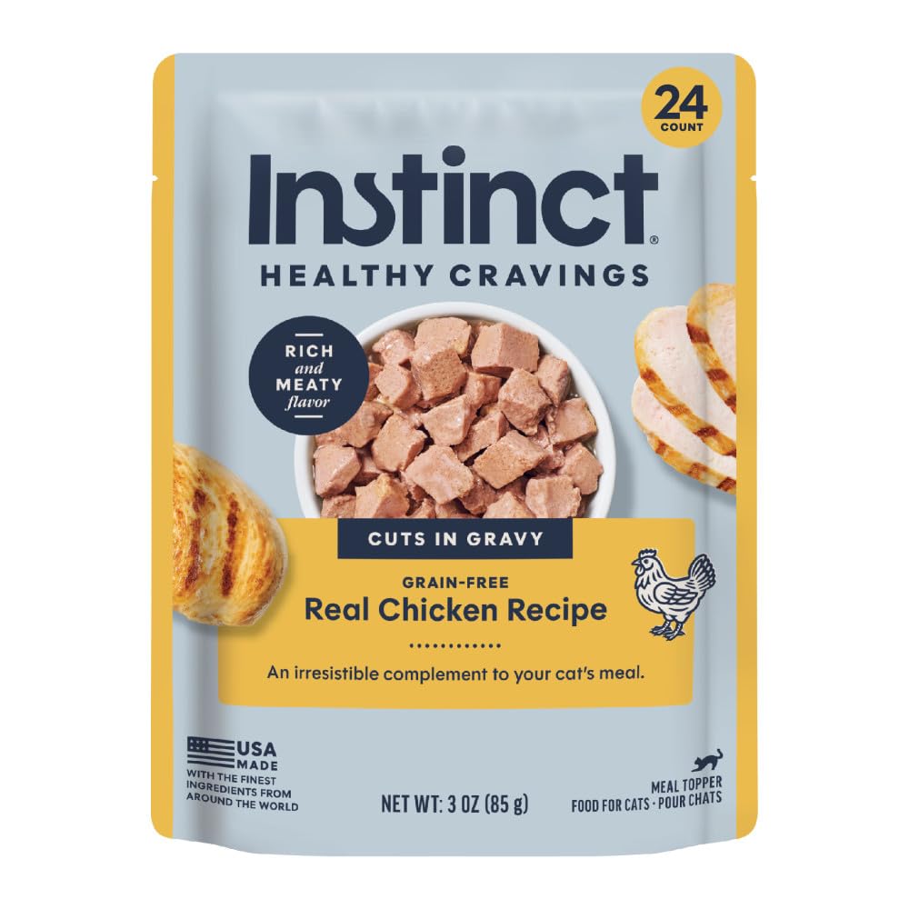 Instinct Healthy Cravings para Gato, Receta de Pollo 24 pack