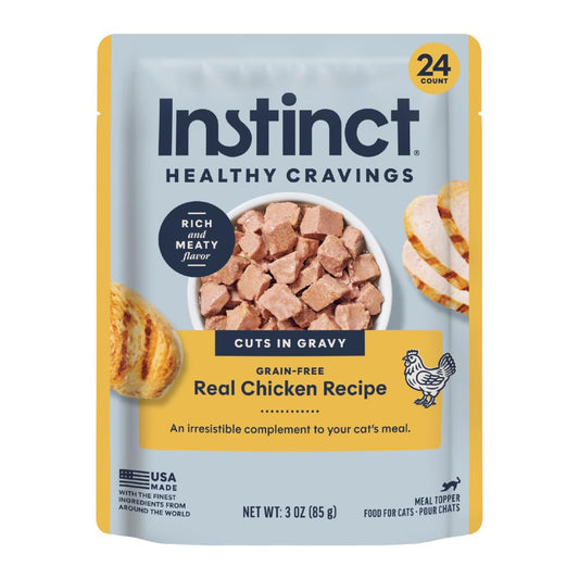 Instinct Healthy Cravings para Gato, Receta de Pollo 24 pack