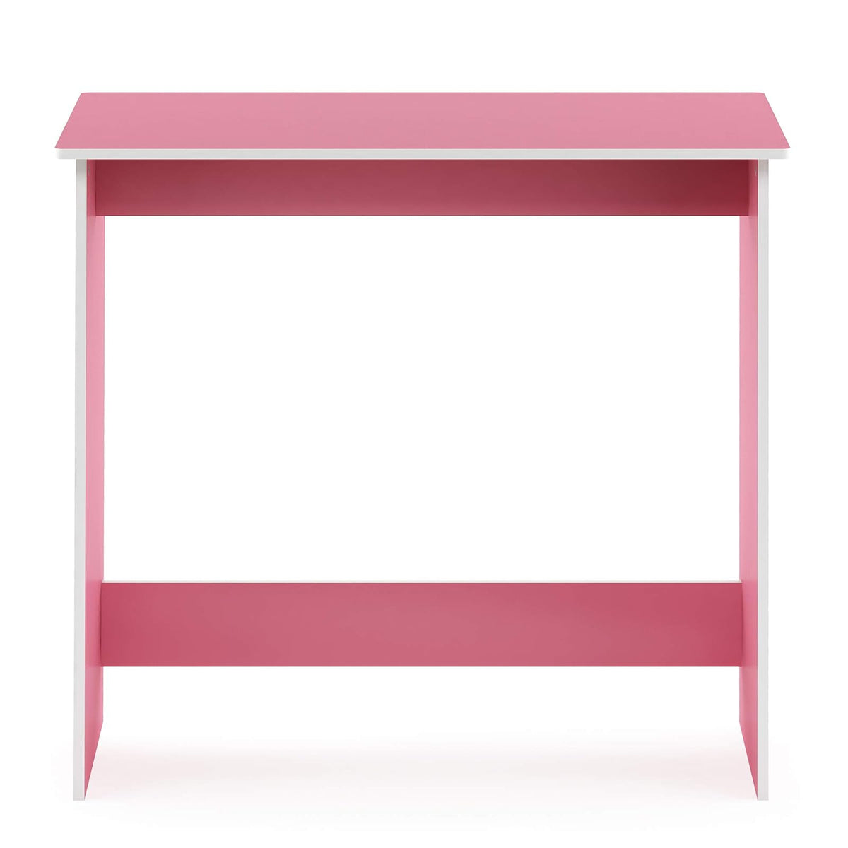 Furinno Mesa de Estudio Simplista, Rosa, 39.4 cm x 80 cm x 75.4 cm