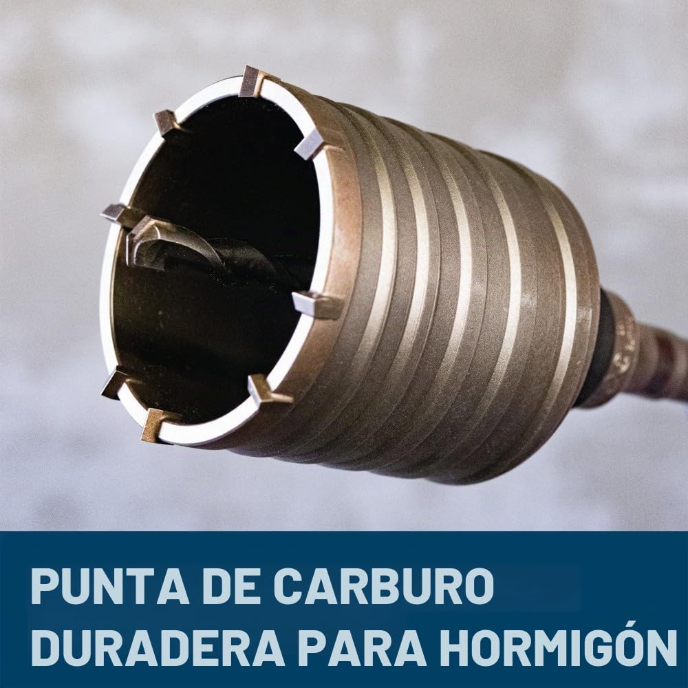BOSCH HC8526 2-5/8 pulgadas. 22 pulgadas. SDS-Max - Broca giratoria para martillo ideal para aplicaciones en hormigón, color gris