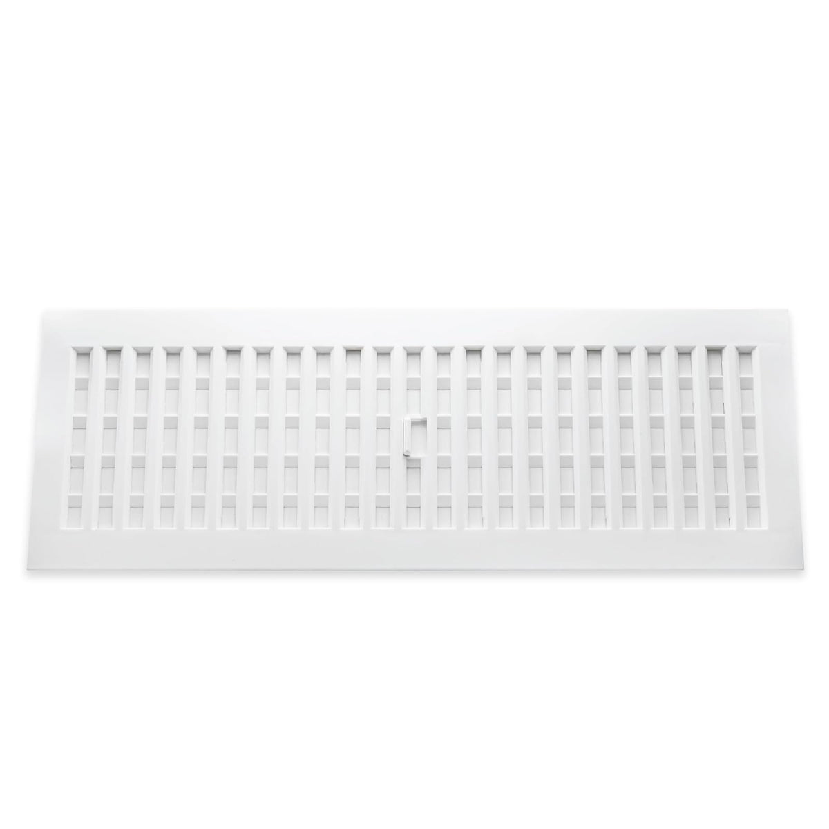 Decor Grates PL18BB-WH - Registro de placa base (plástico, 45,7 cm), color blanco