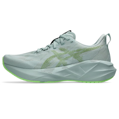 ASICS Novablast 5 TR Tenis para Correr Hombre - 28.0 cm - COLD MOSS - LIGHT ORANGE