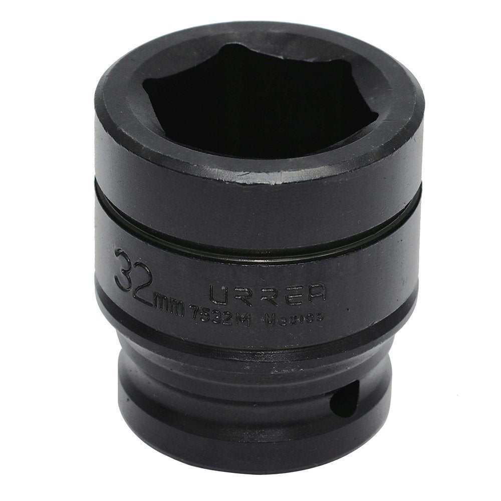 Urrea Dado de Impacto Cuadro de 3/4 pulg, 6 Puntas, Métrico, Varias Medidas - 32 mm