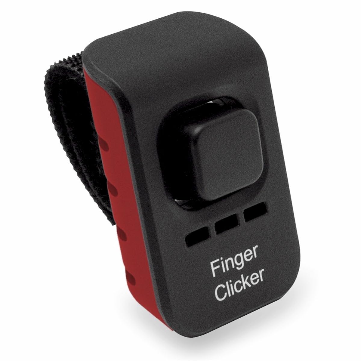 Educator Clicker de Entrenamiento para Perro con Correa de Velcro - Rojo -