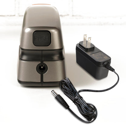 Swingline Optima Grip Grapadora eléctrica, capacidad de 20 hojas, recarga rápida, portátil, naranja/gris (48207)