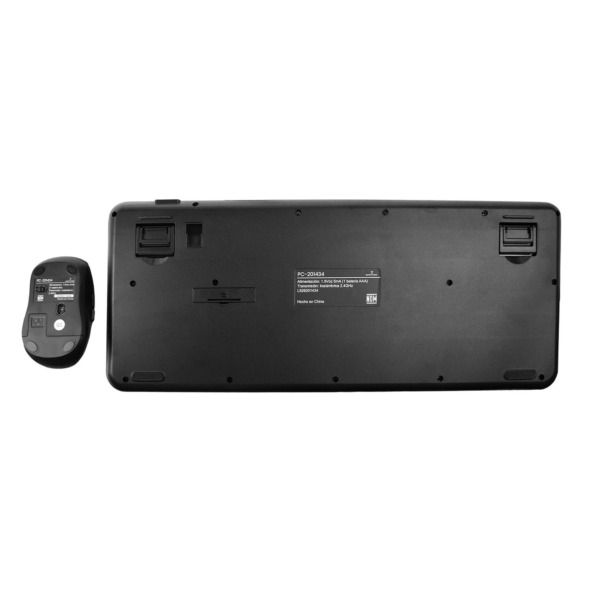 PERFECTCHOICE Kit de Teclado y Mouse Inalámbrico Bluetooth Teclas Multimedia 2.4GHz PC-201434 Keyvance