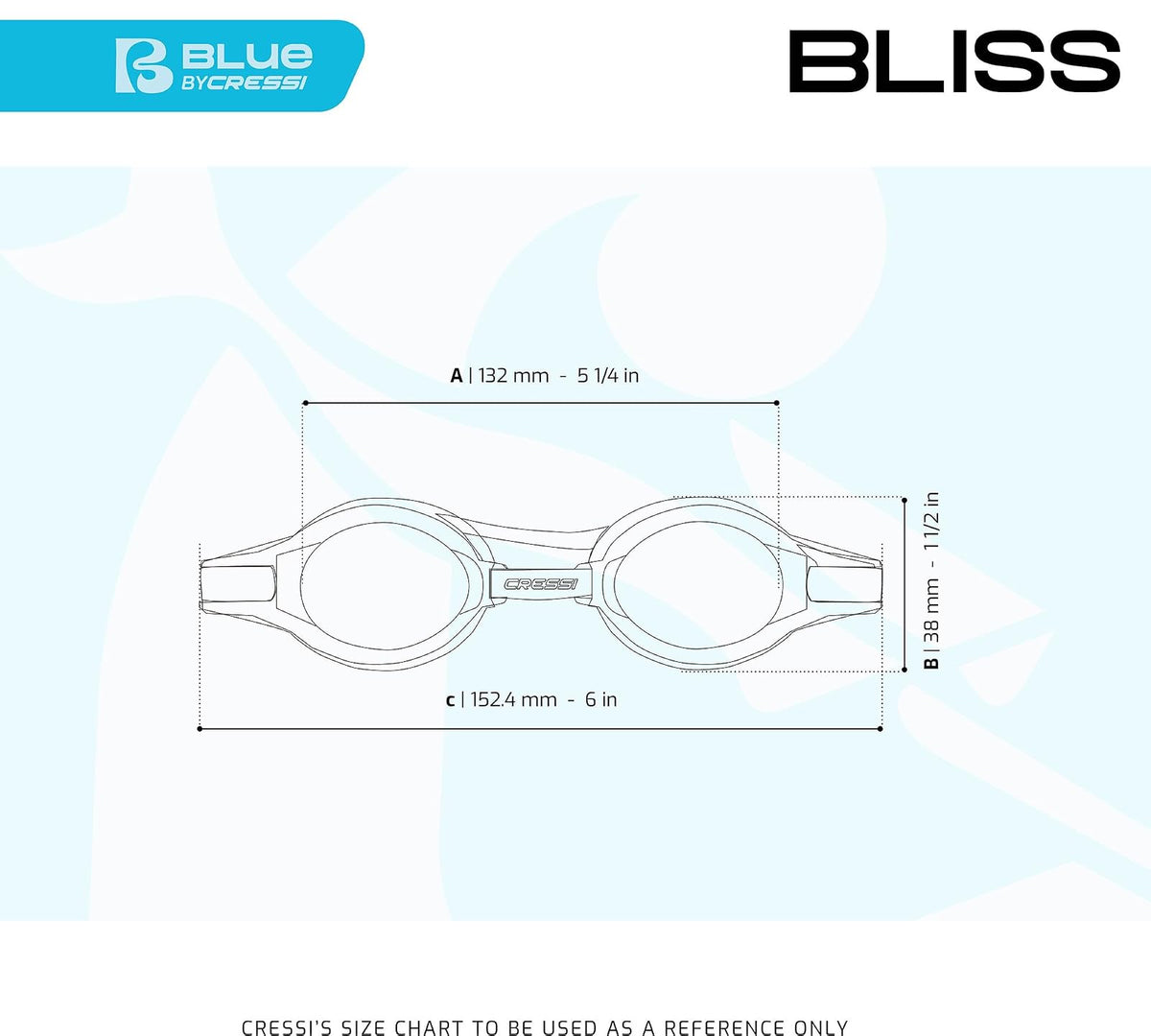 CRESSI Bliss Swim Goggles Adultos unisex