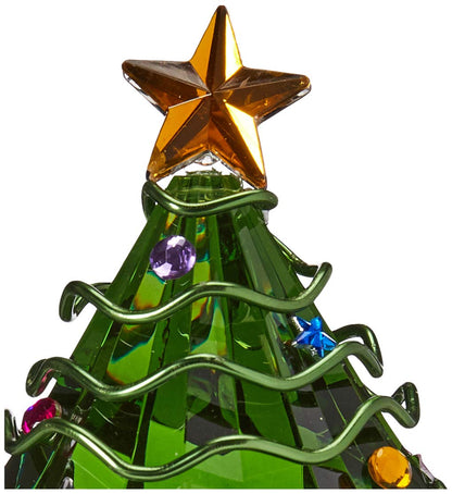 running KI-1112 Ver Decora Colgantes de acrilico Adorno navideño de acrilico Arbol de Navidad Verde, Color, Pack of/Paquete de 1