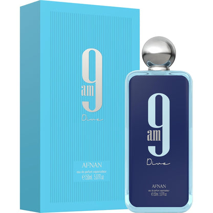 Afnan Agua de Perfume EDP 9AM Dive para Hombres, 100 ml (Paquete de 1)
