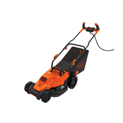 Black+Decker - Podadora eléctrica con manubrio de Bicicleta, 38 cm (15 Pulgadas), 10 A, con Cable (BEMW472BH)