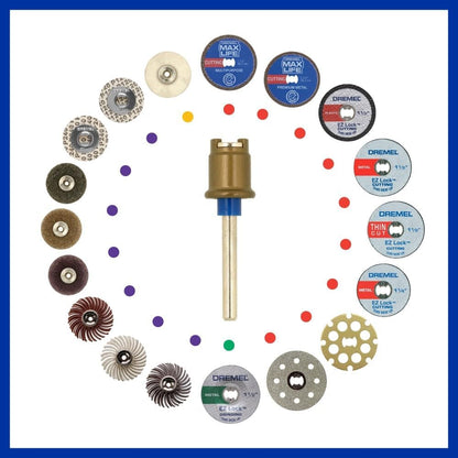 Dremel EZ402 Mandril Ez Lock para Accesorios Ez Lock
