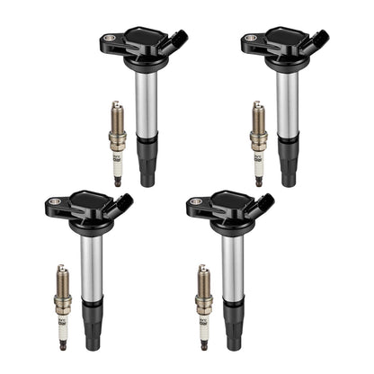 BDFHYK BD-05-01809-CK Bobina de Encendido UF596 y Bujías de Iridio para Toyota Corolla/Prius/Matrix, Lexus CT200h/Scion xD 1.8L