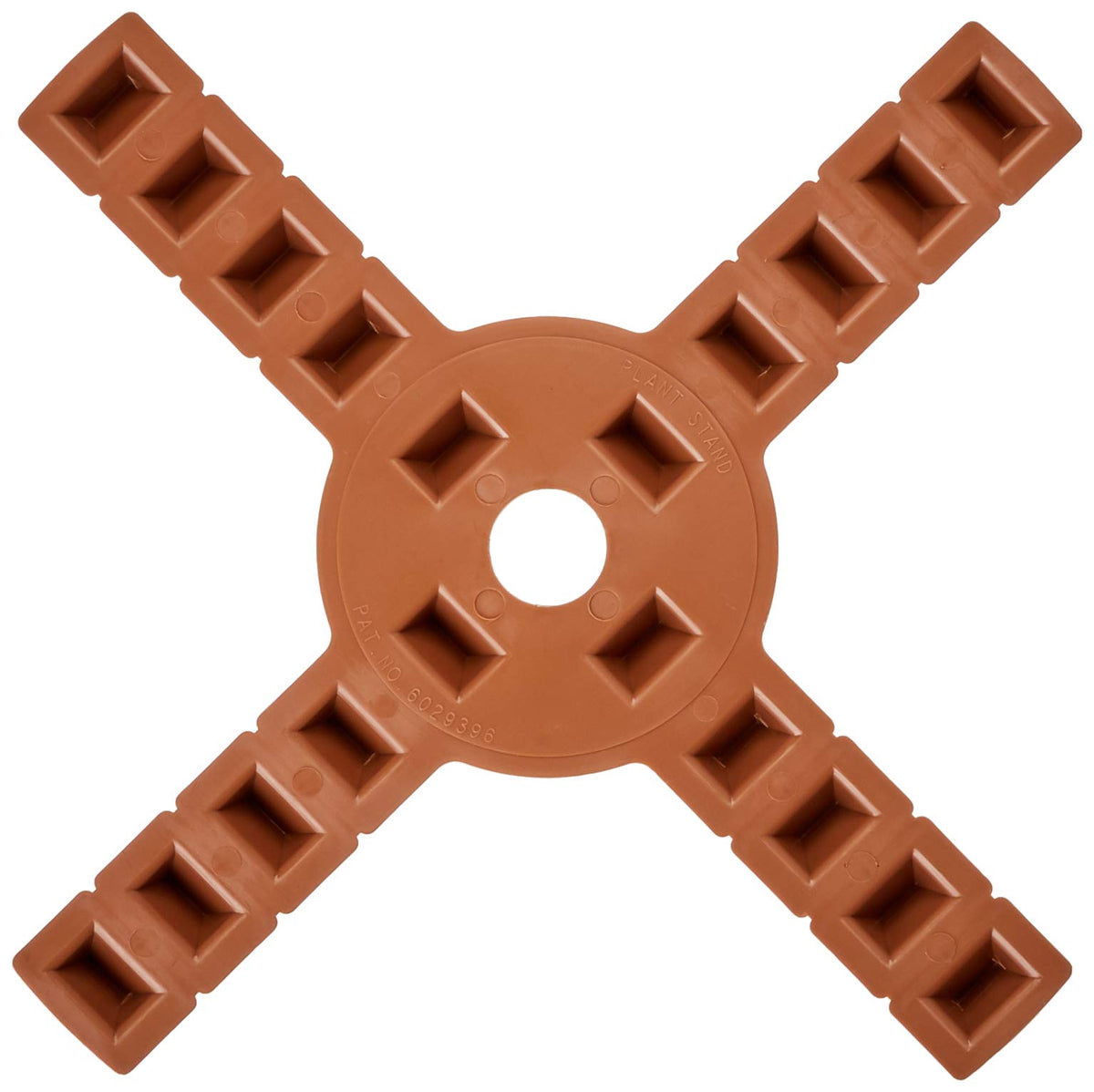 Plant Stand 100056721 10430 4-Arm Plant Stand, 12-Inch, Terra Cotta