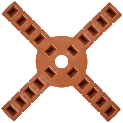 Plant Stand 100056721 10430 4-Arm Plant Stand, 12-Inch, Terra Cotta